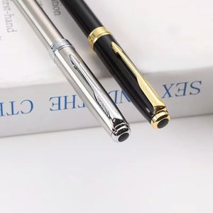 Stylo bille en métal Persol de haute qualité avec logo personnalisé, stylo signature élégant personnalisable pour les affaires, encre noire/multicolore - Product Image 4