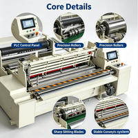 Máquina para Hacer Papel Higiénico Totalmente Automática de Tamaño Pequeño y Alta Capacidad con Engranajes y Motor en Henan