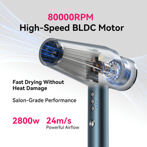 ไดร์เป่าผม FirePhoenix M2 MAX ป้องกันความร้อนเกิน ระดับมืออาชีพ 2800W ปลอดภัยสำหรับร้านเสริมสวย - Product Image 3