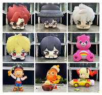 Modèle de garçon de dessin animé gonflable personnalisé de 3,5 m / 11,48 pi, jouet en peluche gonflable, mascotte gonflable publicitaire