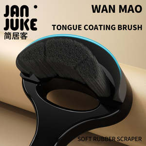 มีดโกนทำความสะอาดลิ้นสแตนเลสและซิลิโคนแบบพกพาใช้ซ้ำได้สำหรับทำความสะอาดช่องปาก - Product Image 6