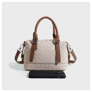 Bolso cruzado de cuero PU de alta calidad para mujer, versión coreana, moda Simple, cremallera, diseño cuadrado pequeño, dos damas, verano 2025 - Product Image 4