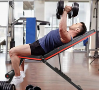 Équipement de fitness à domicile, banc de musculation réglable, banc multifonctionnel pliable pour sit-ups