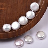 Perles Baroque en forme de bouton 12mm, naturelles d'eau douce, en vrac, pour la confection artisanale de bijoux DIY, vente en gros