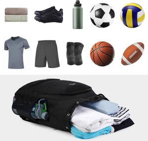 Échantillon gratuit Sac à dos de sport imperméable à grande capacité Bestseller pour le basketball Compartiment de rangement pour les ballons Chaussures - Product Image 4