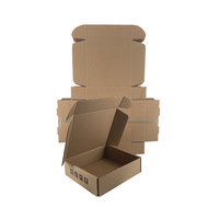 Logo personnalisé en gros imprimé kraft ondulé Mailer carton boîte de papier mat stratification pour l'expédition et l'emballage