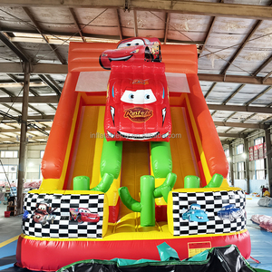 Toboggan gonflable commercial pour voiture, château gonflable en PVC avec toboggan pour enfants, trampoline gonflable pour <span class=keywords><strong>location</strong></span> événementielle - Product Image 1