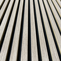 Panneau acoustique en bois lamellé de qualité supérieure, placage naturel, panneau mural acoustique, réduction du bruit, panneau absorbant le son pour projet commercial