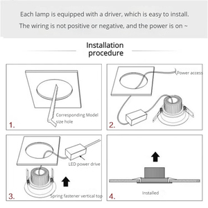 Đèn <span class=keywords><strong>LED</strong></span> <span class=keywords><strong>COB</strong></span> Có Thể Điều Chỉnh Thương Mại 30W Đèn Chiếu Trần Tròn Màu Vàng Đèn Âm Trần Đèn Chiếu Sáng Đèn Chiếu Sáng Nhà Ở - Product Image 6
