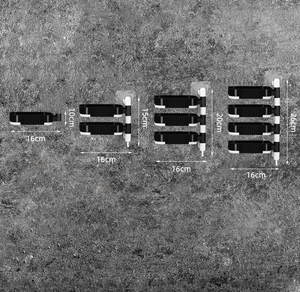 Caja de jabón de estante Simple creativa giratoria de baño multifuncional de 4 capas sin perforaciones montada en la pared con estante de almacenamiento de drenaje - Product Image 2