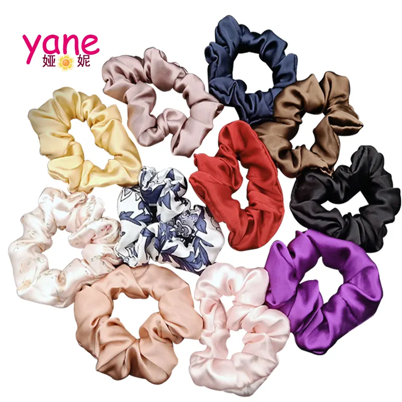 16 chouchous pour cheveux des mamans, boucle pour queue de cheval, cordon en satin, 100 soie mûre, accessoire polyvalent