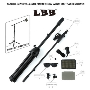 LBB tatuaggio luce a LED con treppiede Kit occhiali polarizzati CPL rimuove la riflessione della luce per il trucco permanente accessori - Product Image 5