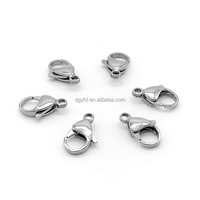 Vente en gros de colliers et bracelets en acier inoxydable 316 fermoirs mousquetons pour la fabrication de bijoux crochet de fixation d'accessoires