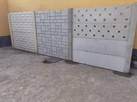 Moule pour poteau de clôture en béton préfabriqué, panneaux muraux extérieurs imitation brique