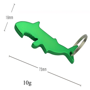 HXY Custom Quality Metal Shark Bottle <strong>Opener</strong> Wholesale Souvenir Key Chain Promotional Fish Shark <strong>Opener</strong> Gift Corkscrews <strong>Openers</strong> - Product Image 2