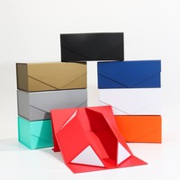 Emballage de boîte cadeau pliable magnétique en papier carton personnalisé boîtes pliables d'emballage de vêtement habillement