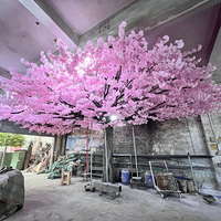 Arche de fleurs roses Sakura, arbres artificiels en plastique, adaptés pour les plafonds intérieurs, grand arbre artificiel en centre de table, arbre artificiel à fleurs de cerisier