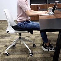 Mode pliant ascenseur rotatif personnel réunion chaise maison ordinateur chaise petite chaise de bureau pliante