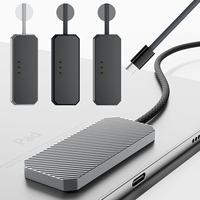 Câble de charge magnétique PD de 2 m adapté à l'iPad Pro Air, charge par contact arrière, câble tressé en nylon, charge rapide 18 W