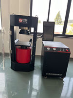 Máquina de Prueba de Compresión de Morteros de Cemento Hidráulico de Precisión Clase 0.5 con Pantalla Táctil, Construcción de Acero Grueso, Estándares ASTM/BS