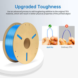 Filament TPU 95A Haute Vitesse 1kg 5kg 10kg Semelle Intérieure Filament d'Impression 3D Flex HF Flexible Compatible avec les Imprimantes 3D FDM - Product Image 4