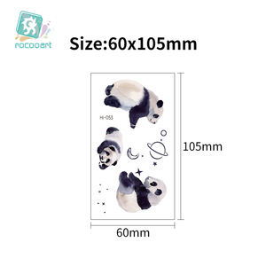 Tatuajes Temporales personalizados impermeables para niños, pegatinas luminosas con diseño de pájaro, <span class=keywords><strong>Delfín</strong></span> y conejo que brillan en la oscuridad, gran oferta - Product Image 3