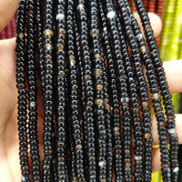 Rondell lisse 2*4mm pierre plate pierres précieuses perles en vrac jaune oeil de tigre Turquoise cerise Quartz bricolage perles de pierre naturelle brins