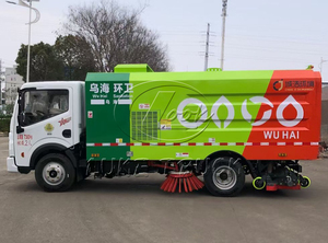 รถบรรทุกกำจัดมลพิษบนถนนแบบเบา 5 ลูกบาศก์เมตร แชสซี Dongfeng รถกวาดทำความสะอาดพื้นผิวถนนแบบลึก - Product Image 2
