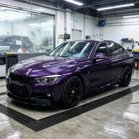 Film de protection de voiture en vinyle PET auto-adhésif, couleur violet métallisé minuit, pour la rénovation et la décoration complète de la carrosserie