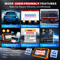 Launch CRE 2.0 para BMW y Lexus, Herramienta de Diagnóstico OBD2 para Automóviles, Escáner Profesional de Códigos Automotrices