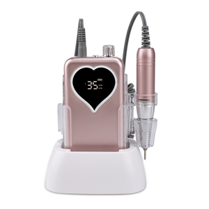Máquina de manicura eléctrica portátil sin escobillas recargable con juego de brocas OEM ODM - Product Image 3