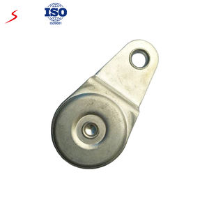 Unidade de Guia de Teto com Olhal Fixo em Die-Cast, Canal de Corda de Aço para Corda de 8mm em Edificações Residenciais e Comerciais - Product Image 1