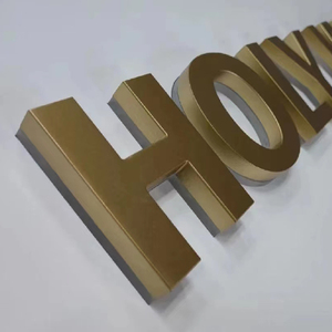 Chất lượng tốt trong nhà signage <span class=keywords><strong>LED</strong></span> hiển thị signage 3D kim loại <span class=keywords><strong>LED</strong></span> Backlit thư cửa hàng kinh doanh dấu hiệu - Product Image 6