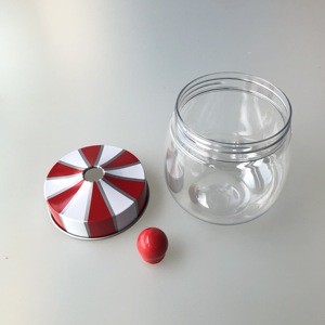 BeiXuan 800ml Rỗng bơm lại giáng sinh kẹo <span class=keywords><strong>Cookie</strong></span> giáng sinh nhựa Jar - Product Image 5