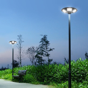 Lampes solaires d'extérieur pour jardin, rue et mur avec projecteurs LED et lampadaires - Product Image 1