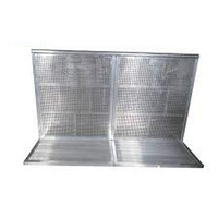Barrière Mojo d'étape en aluminium de porte de barrière de sécurité de contrôle du trafic d'alliage pliable durable en vente