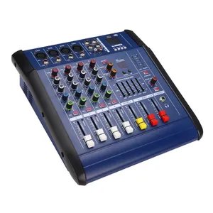 Großhandel power verstärker aufnahme-New Trend Professional 4-Channel Amplifier Audio Mixer