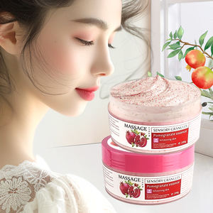 Crema exfoliante de fruta de Granada, exfoliante <span class=keywords><strong>facial</strong></span> corporal con infusión de <span class=keywords><strong>vitamina</strong></span> <span class=keywords><strong>C</strong></span>, efectos iluminadores, cuidado de la piel <span class=keywords><strong>Facial</strong></span> - Product Image 5