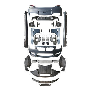 Modificato aggiornato M6 Surround Kit BWM serie 6 F06 paraurti anteriore gruppo paraurti posteriore griglia gonna laterale Auto parte labbro anteriore - Product Image 5