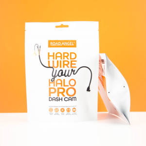 Sac en plastique d'emballage de fil dur d'impression blanche mate personnalisée avec la fermeture éclair et le trou d'accrochage pour la <span class=keywords><strong>cam</strong></span>éra de tableau de bord - Product Image 2