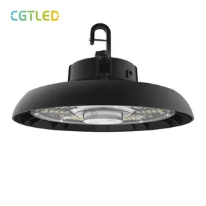 DLC-Liste UFO-LED-Hoch regal lampe mit 60 90 120 Grad 150LM W 100W 150W 200W Schwarz Premium-Leucht körper
