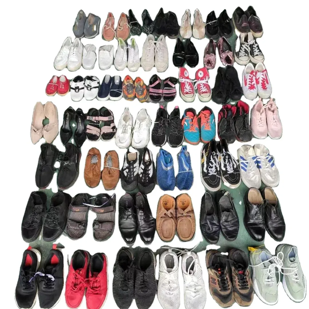 Mixed style used sports second hand shoes stock shoes shoe stock lots