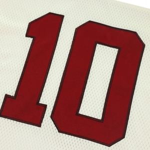 Camiseta de Fútbol Americano Retro Clásica para Hombre, Personalizada, Beige, con Estampado Digital, Cuello en V, Estilo Vintage - Product Image 3