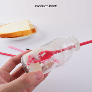 Makeup Cosmetic Dual Heads Silicone Spatula Mixing Sampling DIY Sculpture Thin <b>Jar</b> Juice Bottle Scraper Long Face Cream - Product Image 5