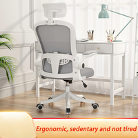 Chaise de bureau ergonomique pivotante en maille moderne Charmount avec support dorsal pour le bureau à domicile