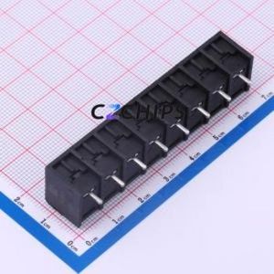 DBT50-8.25-8P-BK-P Barrier Terminal Block P=8.25mm Connector Three Sides 8.25mm 1x8P Edge Pin - Product Image 2