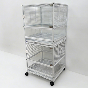 <span class=keywords><strong>Cage</strong></span> à oiseaux empilable et amovible de grande capacité pour l'élevage et l'élevage de perroquets, en <span class=keywords><strong>verre</strong></span> massif, design moderne et classique, vente en gros - Product Image 3