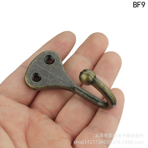 Single Hook Clothes Hook Zinc Alloy <b>Wall</b> Mounted Rustic Wardrobe BF9 62mm Length Anti Corrosion - Product Image 5