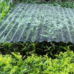 Pc Polycorbonate Sheet Corrugated Greenhouse Roof Plastic Wave Panel Policarbonato Tile Price