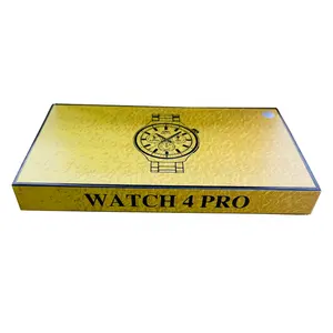 2024 منتج جديد ساعة يد ذكية WATCH 4 PRO مزودة بشريط مزدوج شاشة مستديرة ساعة يد للياقة البدنية ذات جودة جيدة من مجموعة Vidhon